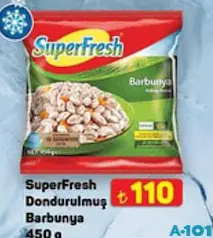 SUPERFRESH DONDURULMUŞ BARBUNYA 450 G
